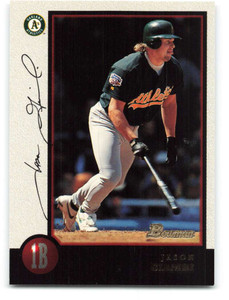1998 Bowman #46 Jason Giambi NM-MT Oakland Athletics 