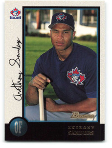 1998 Bowman #95 Anthony Sanders NM-MT Toronto Blue Jays 