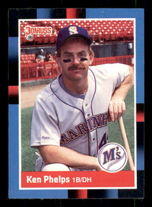 1988 Donruss #489 Ken Phelps NM-MT Seattle Mariners 