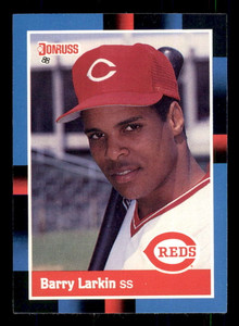 1988 Donruss #492 Barry Larkin NM-MT Cincinnati Reds 