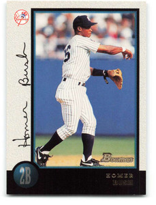 1998 Bowman #166 Homer Bush NM-MT New York Yankees 