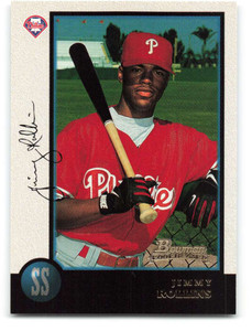 1998 Bowman #181 Jimmy Rollins NM-MT RC Rookie Philadelphia Phillies 