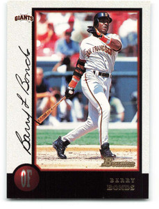 1998 Bowman #225 Barry Bonds NM-MT San Francisco Giants 