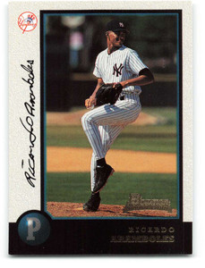 1998 Bowman #300 Ricardo Aramboles NM-MT RC Rookie New York Yankees 