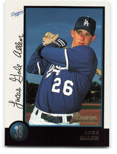 1998 Bowman #323 Luke Allen NM-MT RC Rookie Los Angeles Dodgers 