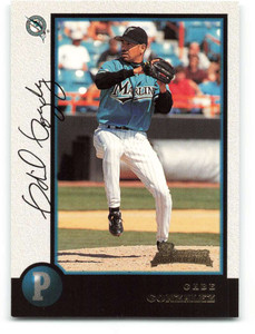 1998 Bowman #343 Gabe Gonzalez NM-MT RC Rookie Florida Marlins 