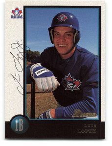 1998 Bowman #391 Luis Lopez NM-MT RC Rookie Toronto Blue Jays 