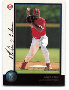 1998 Bowman #436 Marlon Anderson NM-MT Philadelphia Phillies 
