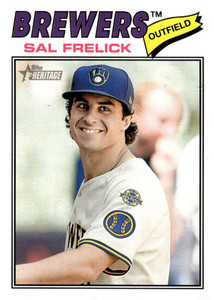 2026 Topps Heritage #195 Sal Frelick NM-MT  Milwaukee Brewers 