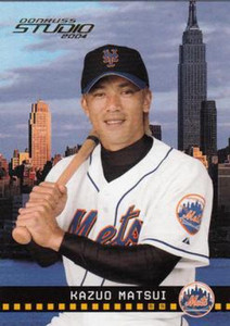 2004 Donruss Studio #126 Kazuo Matsui NM-MT  RC Rookie New York Mets 