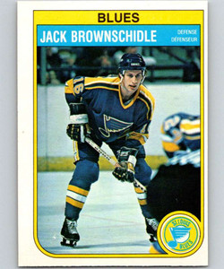 1982-83 O-Pee-Chee #300 Jack Brownschidle VG St. Louis Blues 