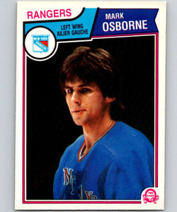 1983-84 O-Pee-Chee #252 Mark Osborne VG New York Rangers 