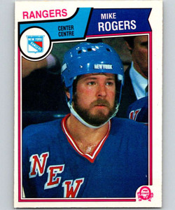 1983-84 O-Pee-Chee #254 Mike Rogers VG New York Rangers 