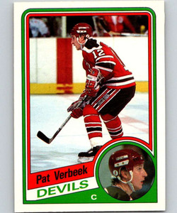 1984-85 O-Pee-Chee #121 Pat Verbeek VG  RC Rookie New Jersey Devils 