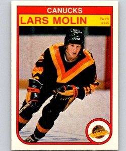 1982-83 O-Pee-Chee #353 Lars Molin VG RC Rookie Vancouver Canucks 