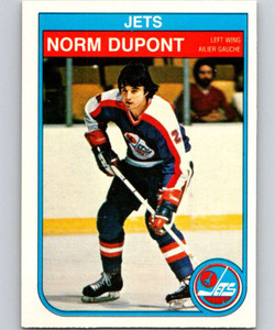 1982-83 O-Pee-Chee #378 Norm Dupont VG Winnipeg Jets 