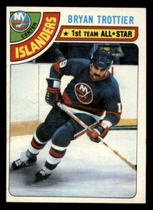 1978-79 Topps #10 Bryan Trottier AS VG New York Islanders 