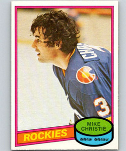 1980-81 O-Pee-Chee #358 Mike Christie VG Colorado Rockies 