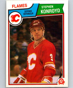 1983-84 O-Pee-Chee #85 Steve Konroyd VG Calgary Flames 