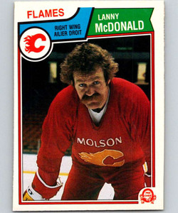 1983-84 O-Pee-Chee #87 Lanny McDonald VG Calgary Flames 
