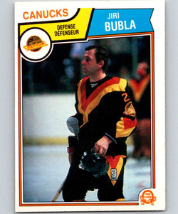 1983-84 O-Pee-Chee #347 Jiri Bubla VG RC Rookie Vancouver Canucks 
