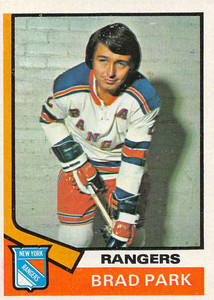 1974-75 Topps #50 Brad Park VG  New York Rangers 