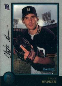 1998 Bowman Chrome #86 Clayton Bruner NM-MT Detroit Tigers 