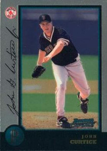 1998 Bowman Chrome #87 John Curtice NM-MT RC Rookie Boston Red Sox 