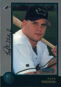 1998 Bowman Chrome #99 Paul Wilder NM-MT Tampa Bay Devil Rays 