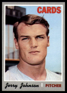 1970 Topps #162 Jerry Johnson VG St. Louis Cardinals 