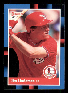 1988 Donruss #540 Jim Lindeman NM-MT St. Louis Cardinals 