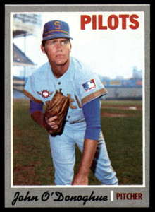 1970 Topps #441 John O'Donoghue VG Seattle Pilots 