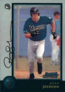 1998 Bowman Chrome #101 Ryan Jackson NM-MT RC Rookie Florida Marlins 