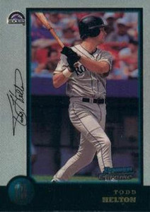 1998 Bowman Chrome #119 Todd Helton NM-MT Colorado Rockies 