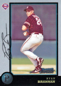 1998 Bowman Chrome #127 Ryan Brannan NM-MT Philadelphia Phillies 