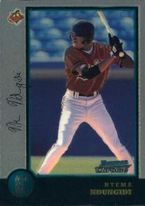 1998 Bowman Chrome #151 Ntema Ndungidi NM-MT RC Rookie Baltimore Orioles 