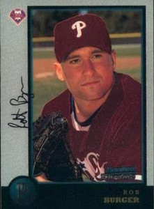 1998 Bowman Chrome #159 Rob Burger NM-MT RC Rookie Philadelphia Phillies 