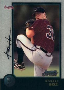 1998 Bowman Chrome #176 Rob Bell NM-MT Atlanta Braves 