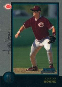 1998 Bowman Chrome #187 Aaron Boone NM-MT Cincinnati Reds 