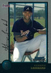 1998 Bowman Chrome #193 George Lombard NM-MT Atlanta Braves 