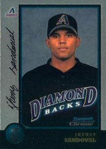 1998 Bowman Chrome #197 Jhensy Sandoval NM-MT Arizona Diamondbacks 