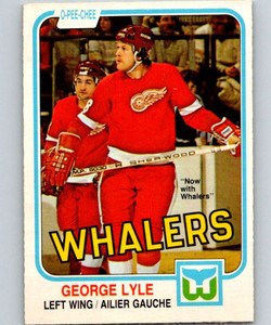 1981-82 O-Pee-Chee #100 George Lyle VG Hartford Whalers 