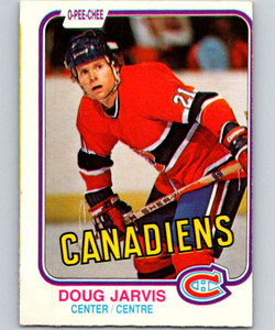 1981-82 O-Pee-Chee #184 Doug Jarvis VG Montreal Canadiens 