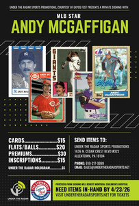 Andy McGaffigan Autograph Inscriptions ID: 194659