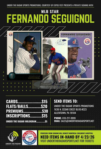 Fernando Seguignol Autograph Premium Items