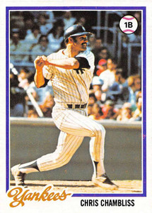 1978 Topps #485 Chris Chambliss VG New York Yankees 