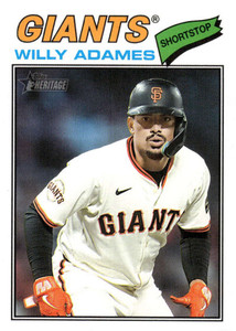 2026 Topps Heritage #327 Willy Adames NM-MT  San Francisco Giants 