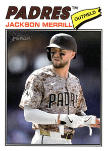 2026 Topps Heritage #351 Jackson Merrill NM-MT  San Diego Padres 