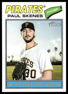 2026 Topps Heritage #33 Paul Skenes NM-MT  Pittsburgh Pirates 