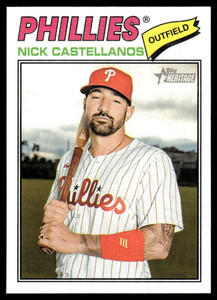2026 Topps Heritage #363 Nick Castellanos NM-MT  Philadelphia Phillies 